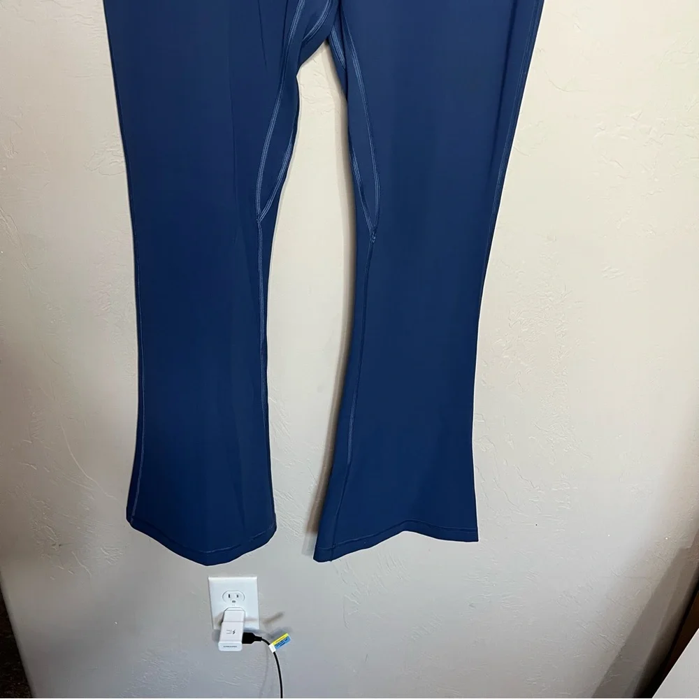 Lululemon Align High‎ Rise Mini Flare Blue Leggings